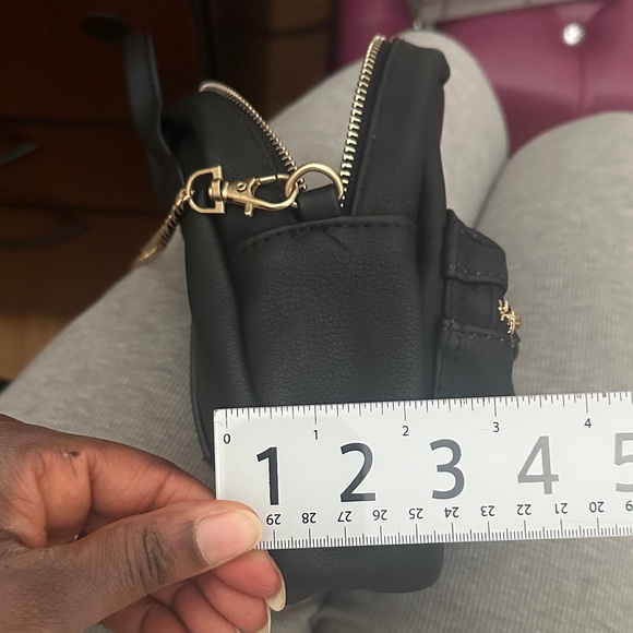 Elegant Black Mini Backpack - Picture 10 of 10